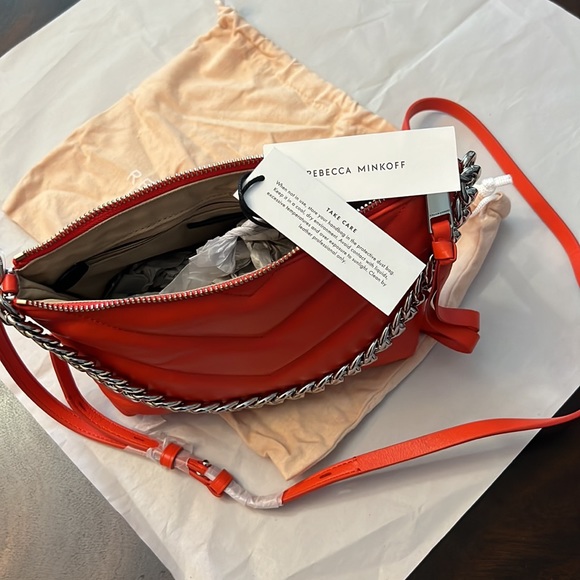 Rebecca Minkoff Edie Maxi Medium Leather Crossbody Bag - Picture 14 of 14